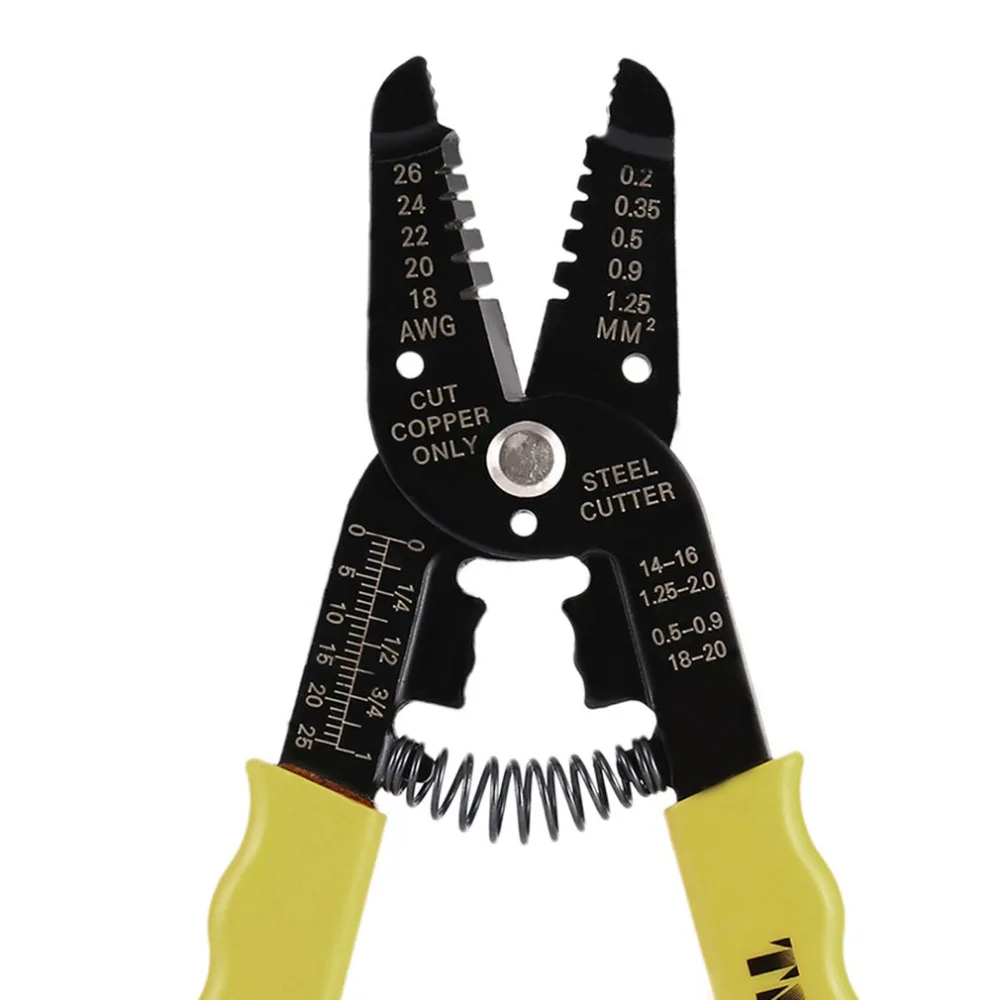 TU-1042 Portable Cable Cutter Universal Wire Stripper Electric Wires Stripping Pliers Crimper Strippers Tools | Инструменты