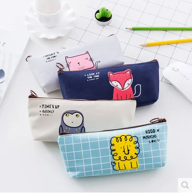 Полярный медведь еж школьные принадлежности Карандаш Чехол Kawaii косметичка для