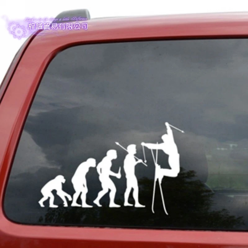 Лыжная наклейка Evolution Сноубординг на Лыжный спорт плакаты доска виниловые