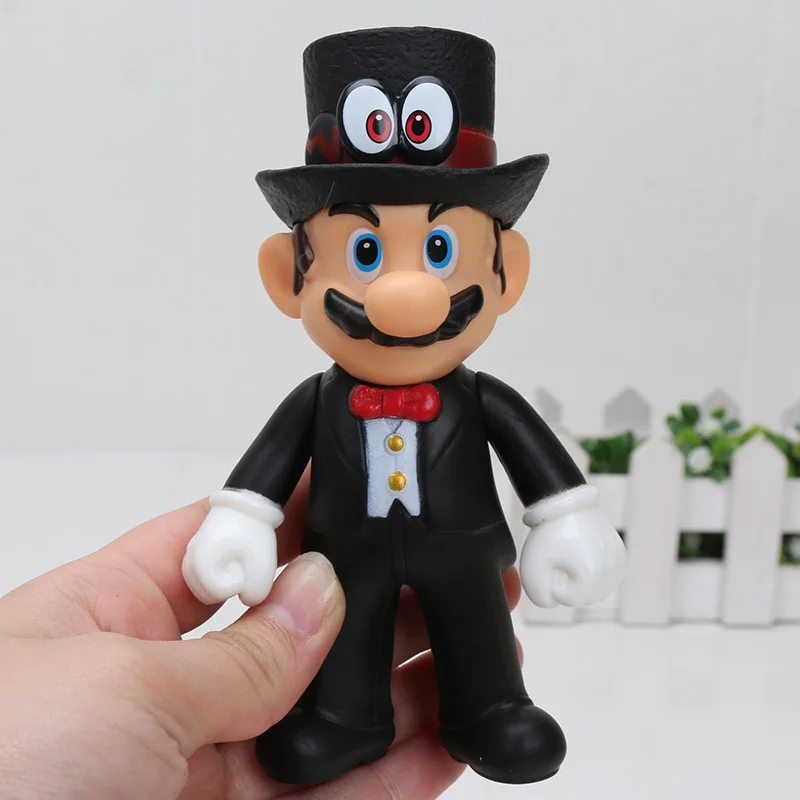 8~ 15 см Super Mario Bros odyssey Bowser Koopa Troopa Yoshi Mario Luigi Wario Donkey Kong персиковый гриб фигурки игрушки модельные куклы