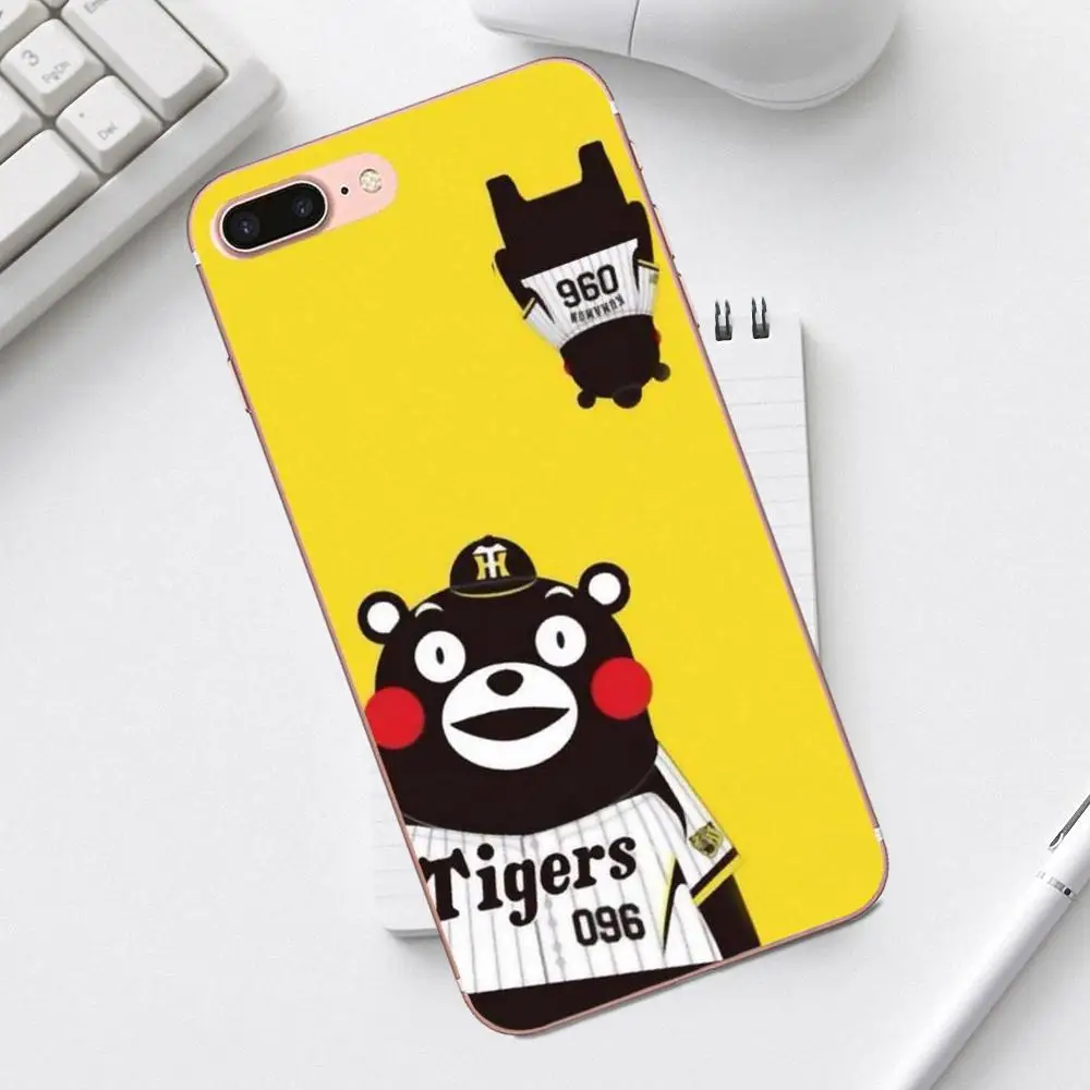 Qdowpz Kumamon мультфильм для Galaxy Alpha Core Prime Note 4 5 8 S3 S4 S5 S6 S7 S8 S9 mini edge Plus Мягкий