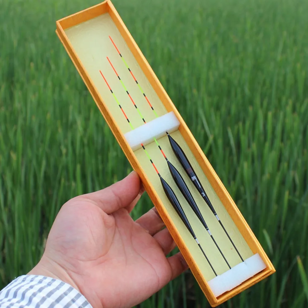 3 шт. Профессиональный поплавок для рыбалки Balsa дерево Карп рыболовные снасти