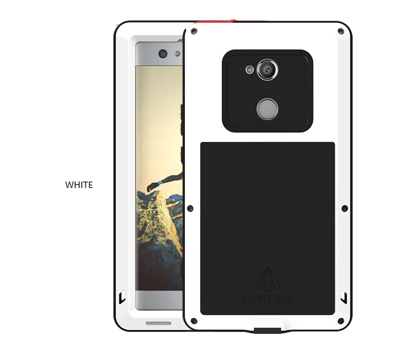 Для sony XA2 чехол LOVE MEI ударопрочный грязезащитный водонепроницаемый металлический бронированный чехол для телефона для sony Xperia XA2 H3113 H3123 H3133 H4113 H4133