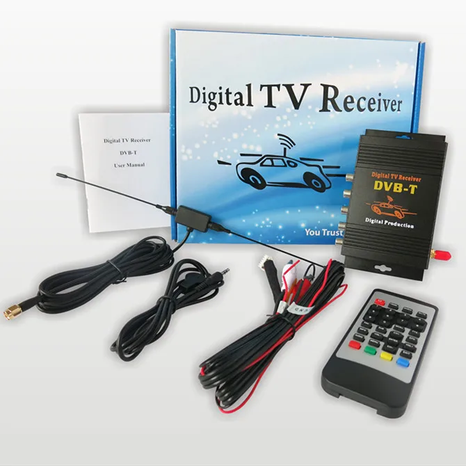 Автомобильная DVB T MPEG 4 мобильный цифровой ТВ тюнер приемник различных канала