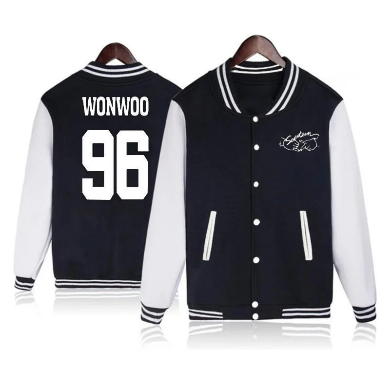 Vsenfo KPOP 17 Толстовка для мужчин и женщин Hoshi Joshua Vernon Wonwoo Woozi Album Thy K-Pop Seventeen17 Толстовка для девочек и мальчиков