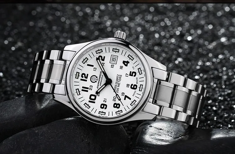 Трития свет известный бренд часы военная dive водонепроницаемый кварцевые