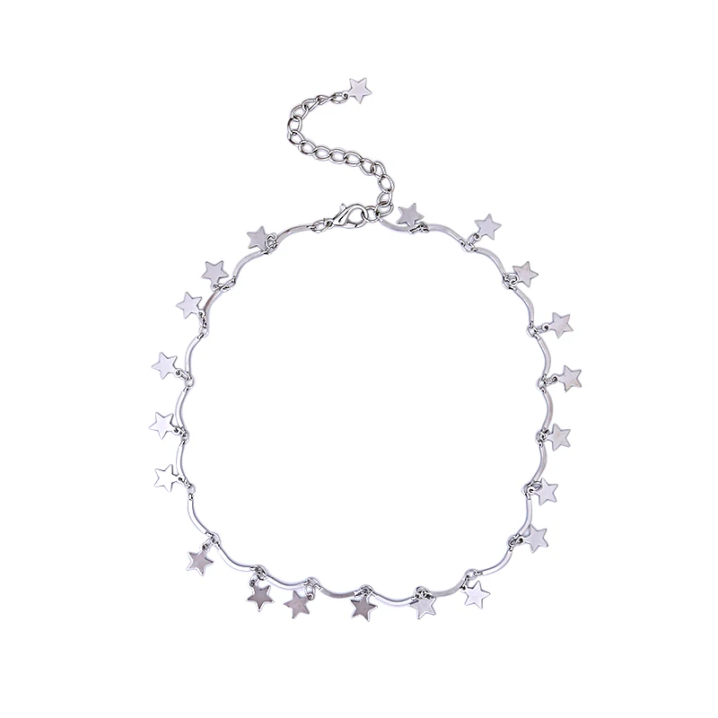 Tiny Star Choker Necklace for Women Necklaces Pendants Simple Boho Layering Chokers Chockers | Украшения и аксессуары