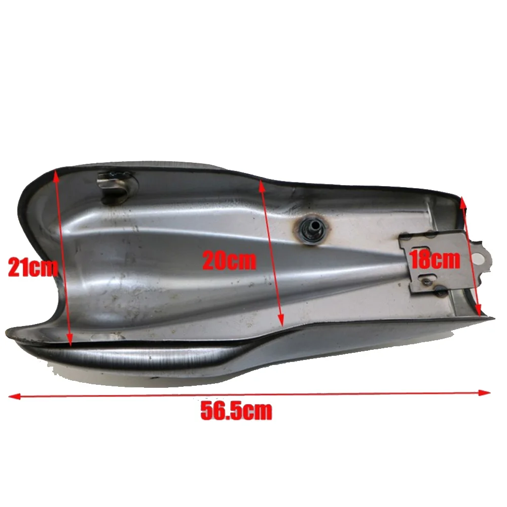 Мотоцикл Кафе Racer бак Винтаж 10л 2,6 галлон топливный газовый бак 2.6Gal Ретро Бензобак для YAMAHA для HONDA Универсальный