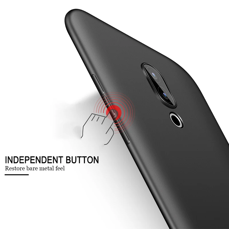 Чехол для Meizu 16 Plus 16th X M6 M5 Note 8 X8 M5S M5C черный матовый чехол телефона мягкий из ТПУ