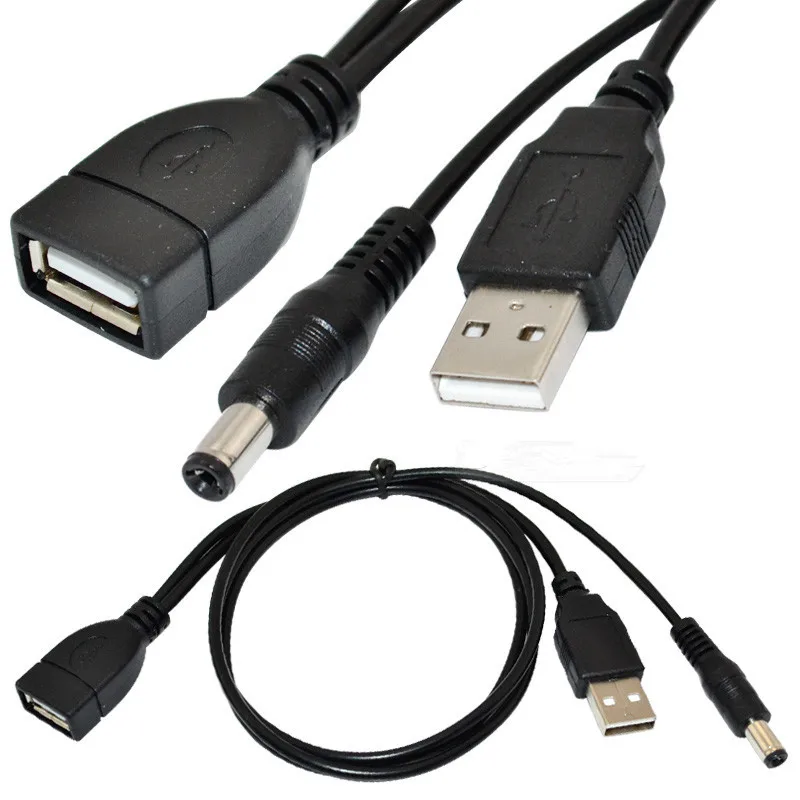 USB Новый кабель M/F 5 DC В 1 м 5*2 Мощность с мощность шнур|Соединители| |