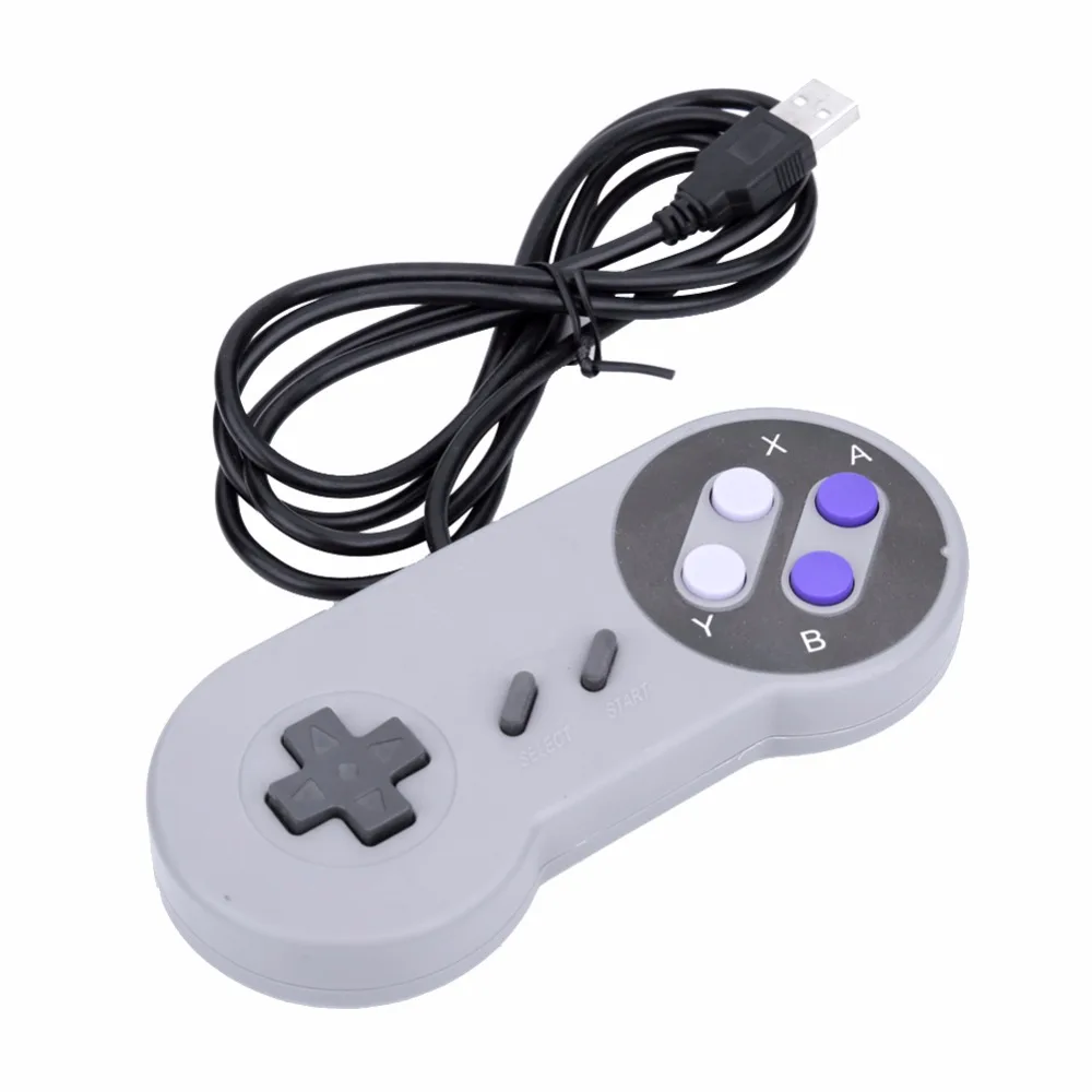 1 шт. USB проводной игровой контроллер геймпад ПК/ноутбук джойстик для Nintendo SNES MAC