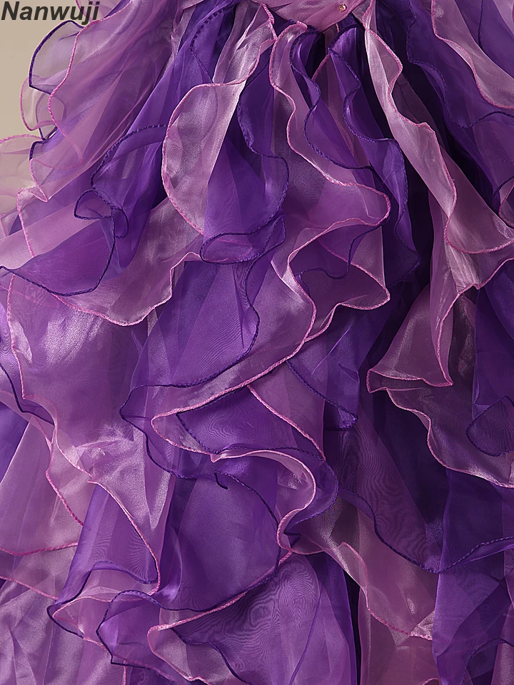 Пышные фиолетовые платья Quinceanera 2018 милое платье с бисером милые бальные 16 синего