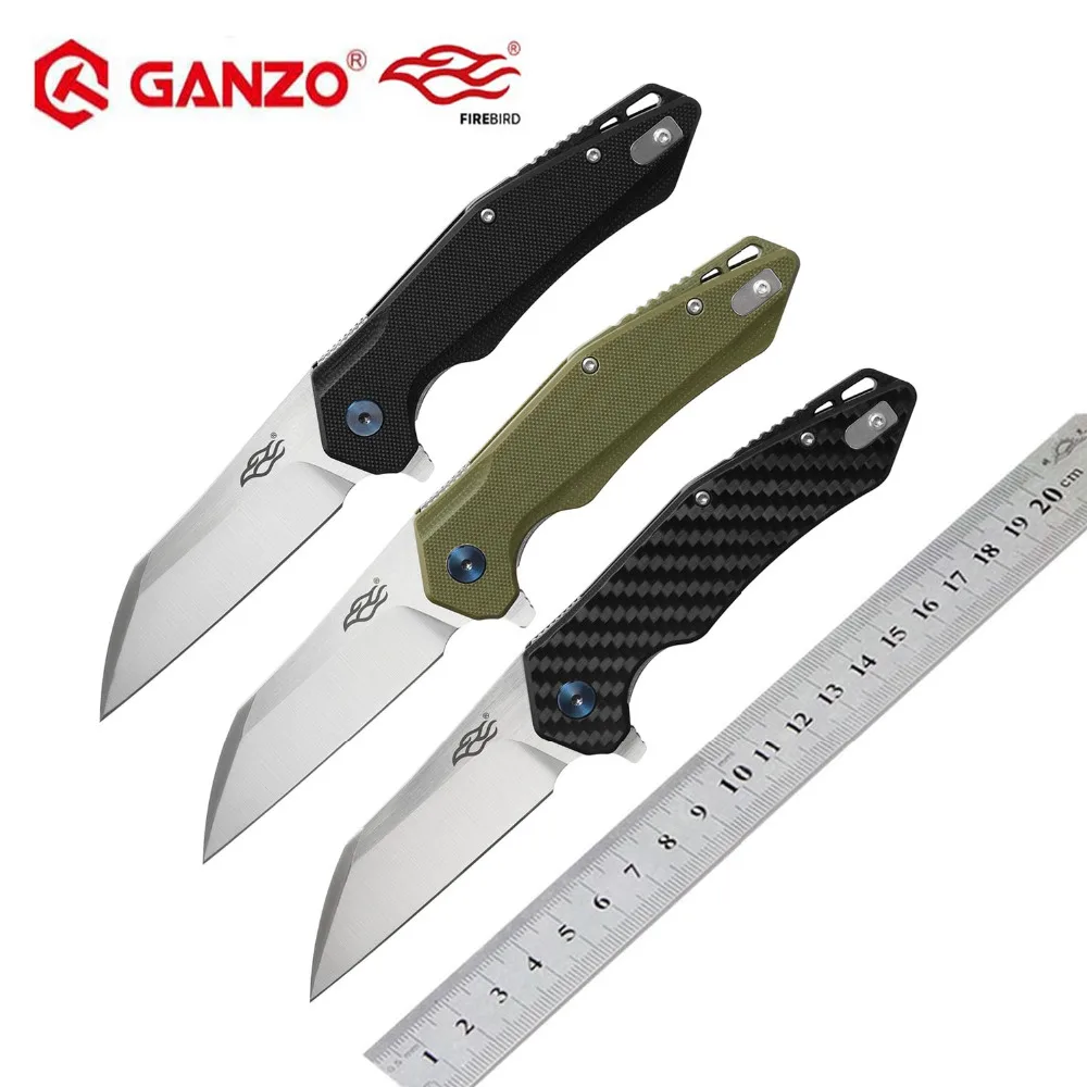 Ganzo Firebird FH31 D2 60HRC blade G10 или складной нож из углеродного волокна с ручкой карманный