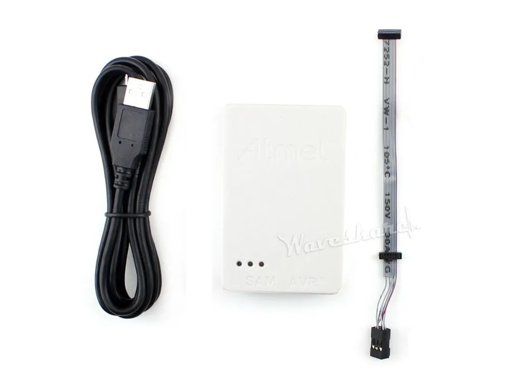 Atmel ICE базовый комплект поставляется с дополнительным адаптером и