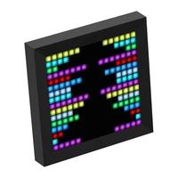 divoom pixoo digital photo frame alarm clock with pixel art programmable led display neon light sign decor new year gift 2021