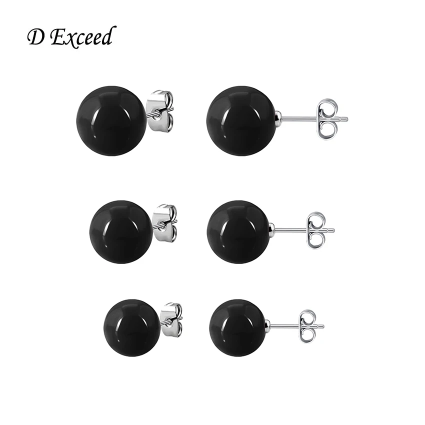 D ПРЕВЫШАТЬ Ювелирные Изделия Женская Мода Простой Круглый Красный или Черный