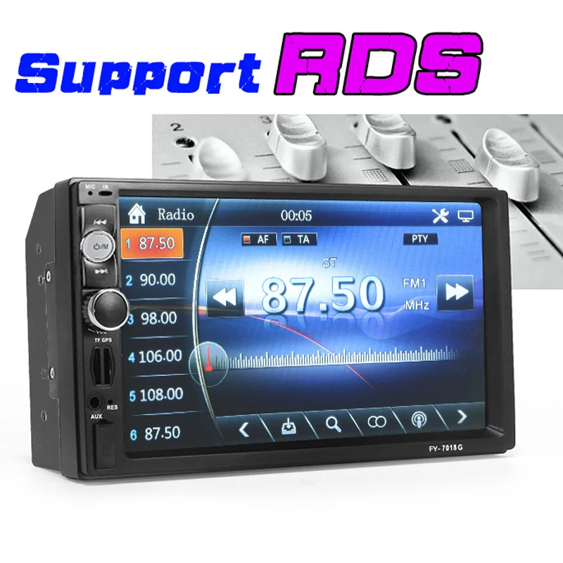 навигатор автомобильный 2 DIN автомагнитола Радио мультимедийный плеер gps