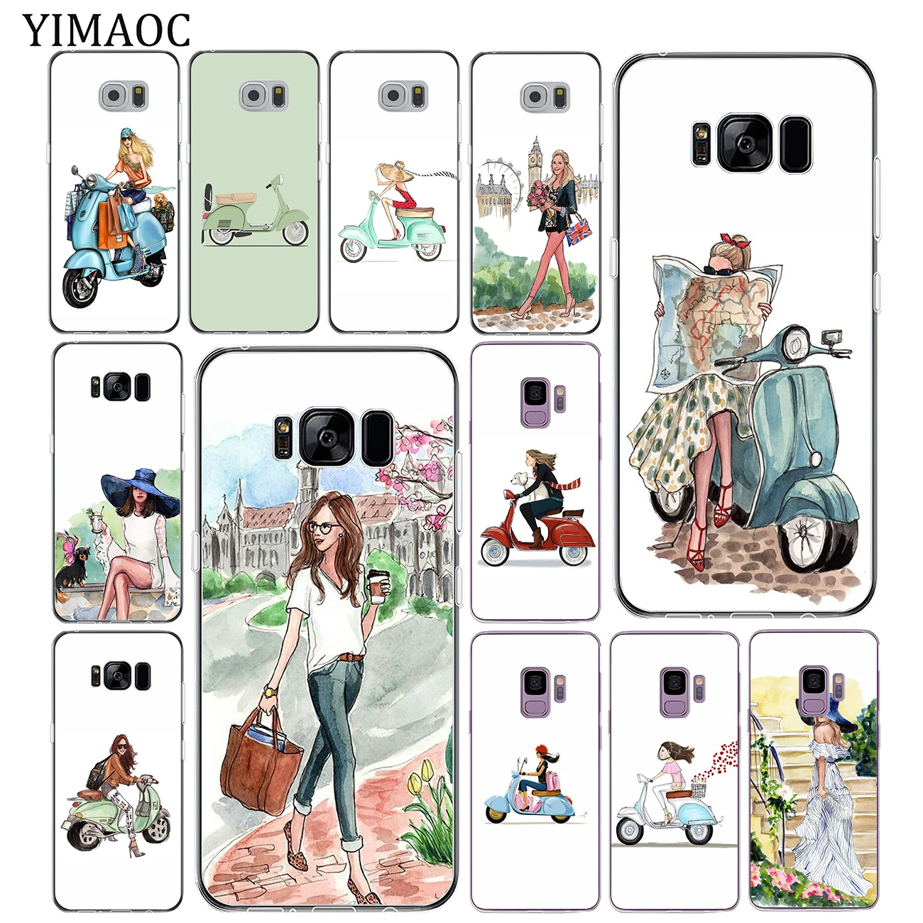 YIMAOC мягкий силиконовый чехол для телефона Samsung Galaxy S10 S9 S8 Note 10 Plus S7 Edge S10e | Мобильные