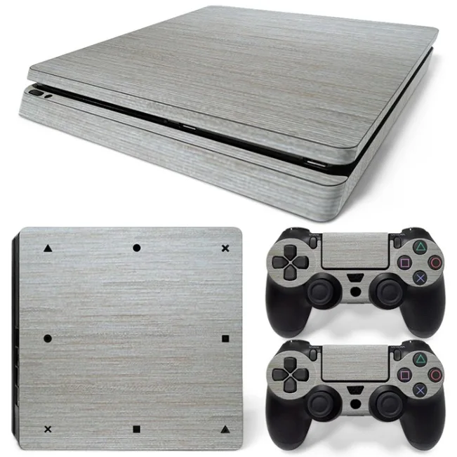 TN-P4Slim-0655 Дерево виниловая Стикеры кожи для PS4 Slim шкуры консоли наклейка - Цвет: TN-P4Slim-0655