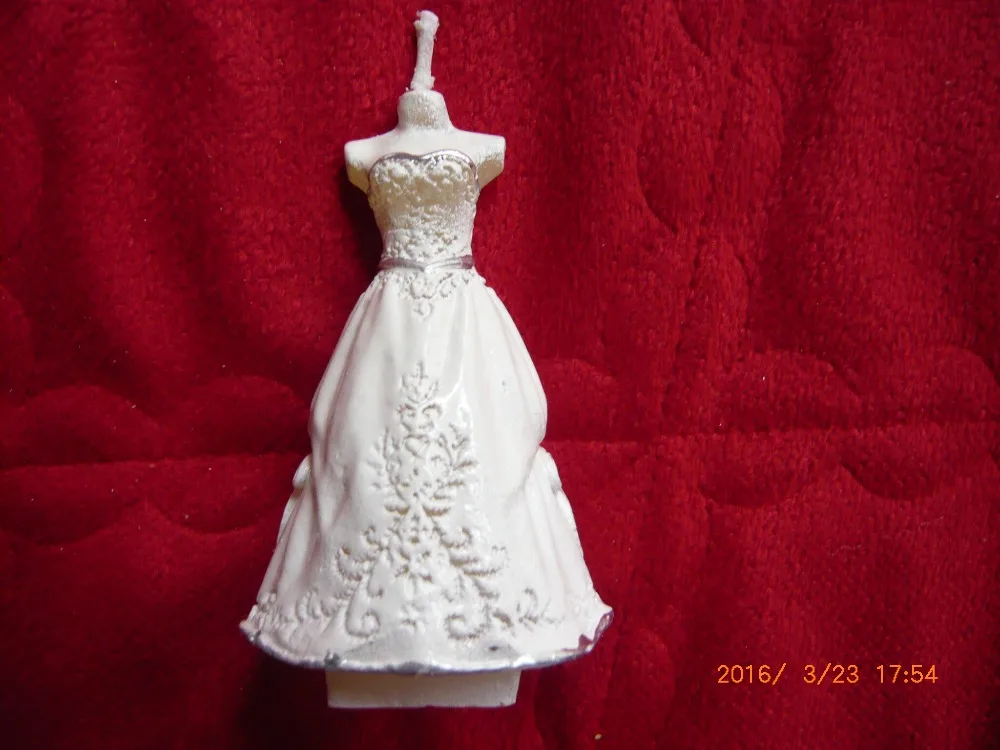 

wedding favor candle for guests-- The Perfect bride Dress Scented Candle party decorations 60pcs/lot