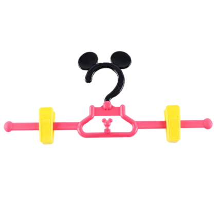 Mickey-10pcs 10 шт. выдвижные детские вешалки, плотные прочные Детские полки для одежды, сушильные стеллажи для детей с героями мультфильмов, Нескользящие вешалки для взрослых - Цвет: Mickey-10pcs