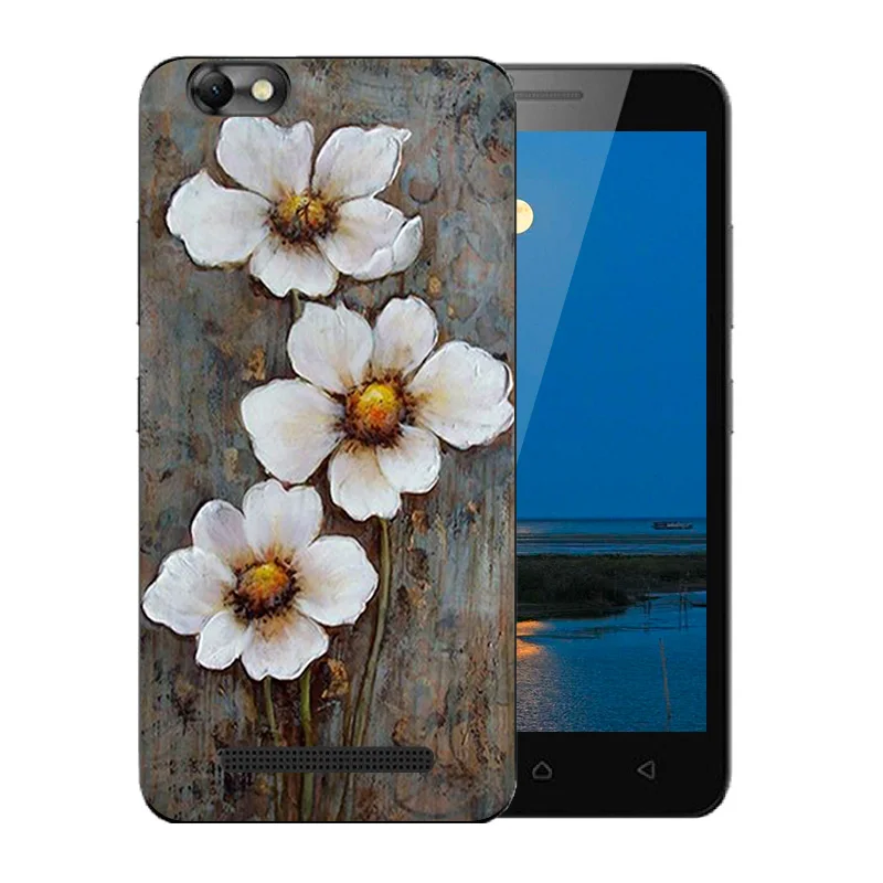 Soft TPU Case Cover For Lenovo Vibe C A2020 Van Gogh Pattern Phone Bags A2020a40 DS A 2020 Shell |