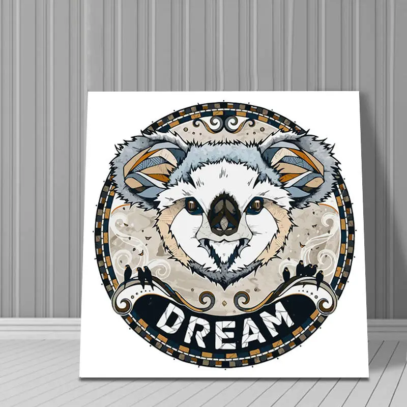 

modular painting digital paint by numbers diy digital painting diy oil painting cartoon Jungle animal Hand Painted wall art