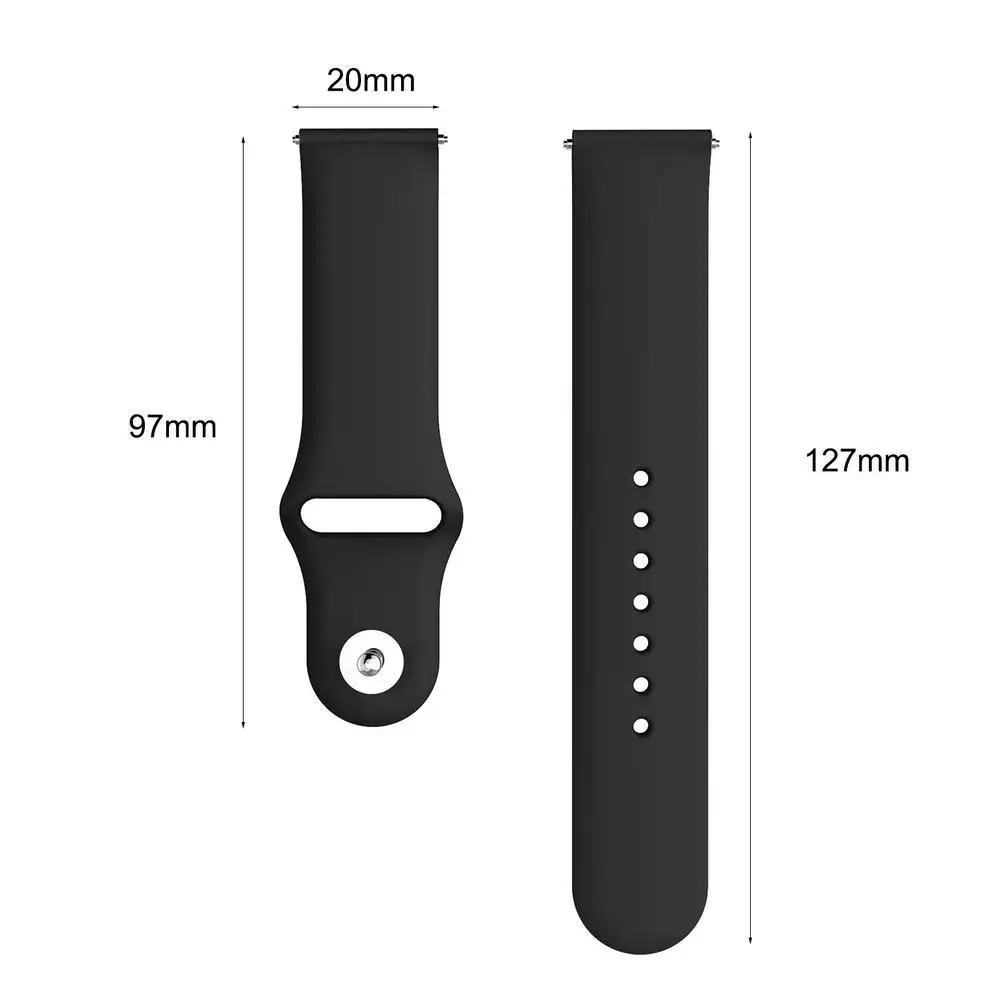 20 ремешок для часов мм силиконовый спортивный дышащий браслет samsung Galaxy Active gear S2