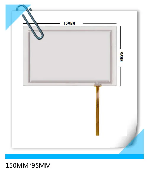 150*95 новый 5 8 дюймов 6 сопротивление автомобильный DVD навигация Сенсорный экран 150