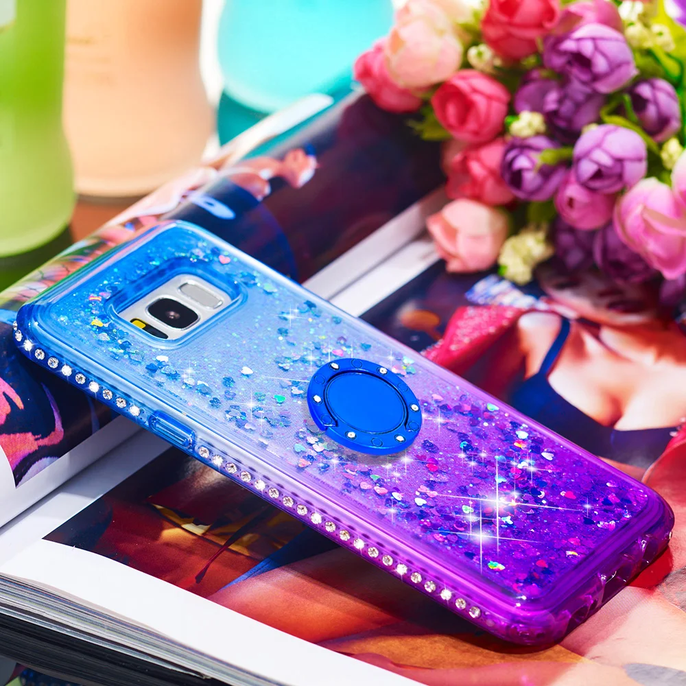 Зыбучие пески bling чехол для телефона samsung Galaxy S8 plus TPU задняя крышка G955F G955FD 6 2&quot |