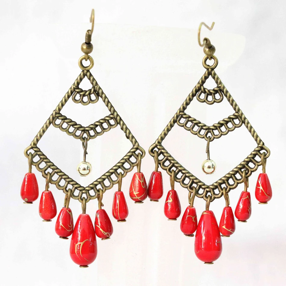 Новые серьги кисточки с цветком Висячие высокого качества красивые модные