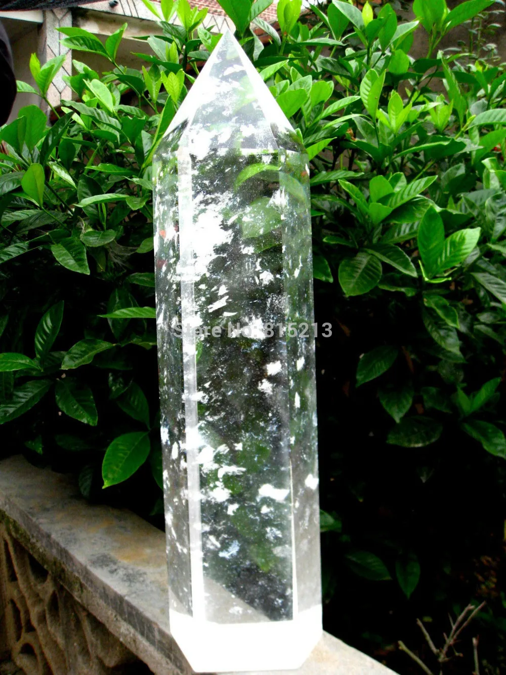 Ddh00994 ОГРОМНЫЙ Довольно прозрачные SMELT КВАРЦЕВЫЙ ТОЧКА|point|pointed crystalspointe quartz |