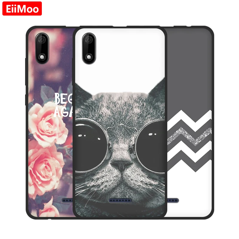 EiiMoo Cartoom Phone Case For Wiko Y60 Silicone Soft Cover Cute Patterned Coque Y 60 | Мобильные телефоны и аксессуары