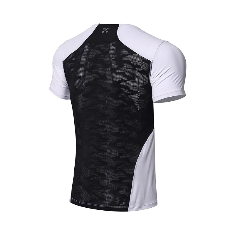 Li-Ning мужские футболки для тренировок, для спортзала, для сухой, 88% нейлон, 12% спандекс, облегающие, с дышащей подкладкой, спортивные футболки, топы ATSN037 MTS2783