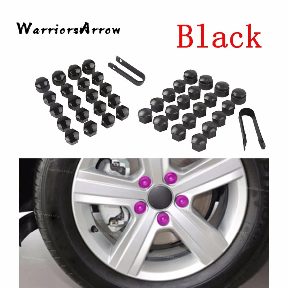 WarriorsArrow 4x Противоугонная запирающая крышка 25 мм+ 16x колпачок для гайки колеса 17 мм набор для VW для Audi для Skoda 321601173A 4F0601173A