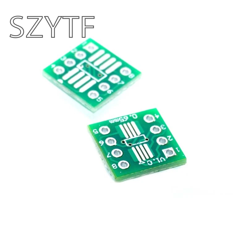 50 шт./пакет переходная пластина SOP8 SSOP8 TSSOP8 SMD для DIP 0 65/1 27 мм шаг|sop8 dip|sop8 to dipsmd dip |