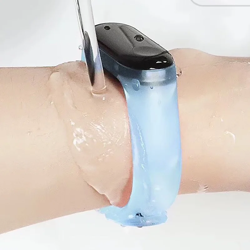 Mi band 3 ремешок мягкий прозрачный силиконовый Смарт Браслет для Xiao mi на запястье Xio