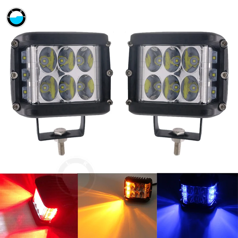 Goedkoop Dual Side Shooter Led Cube Led Verlichting Off Road Led Licht Rijden Licht Super Bright Voor Jeep Lamp Suv Boot 4