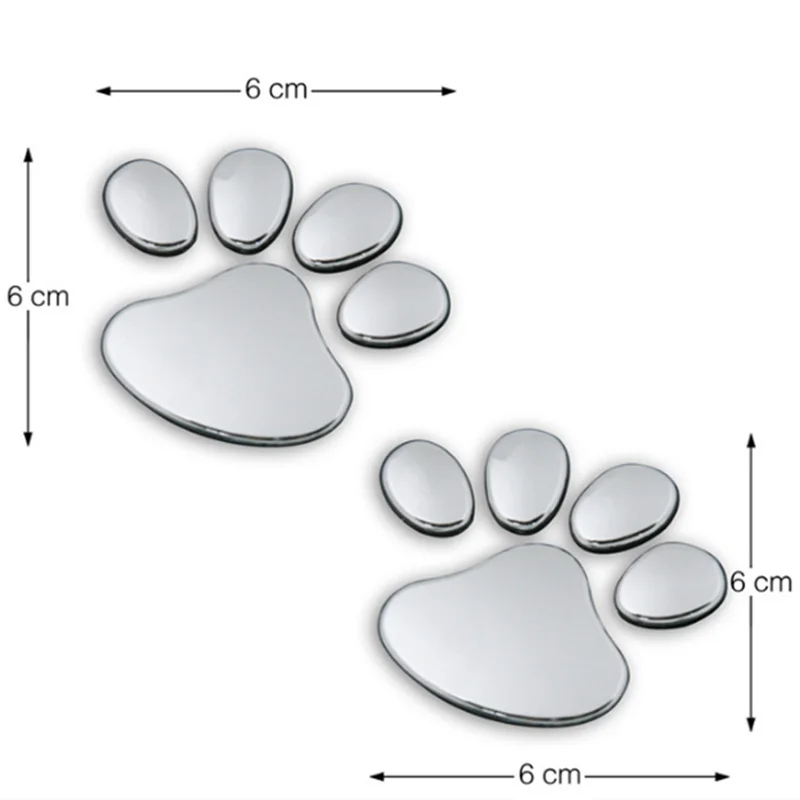 1 пара автомобильных наклеек следы лап для животных декор грузовиков Fiat Panda Bravo Punto