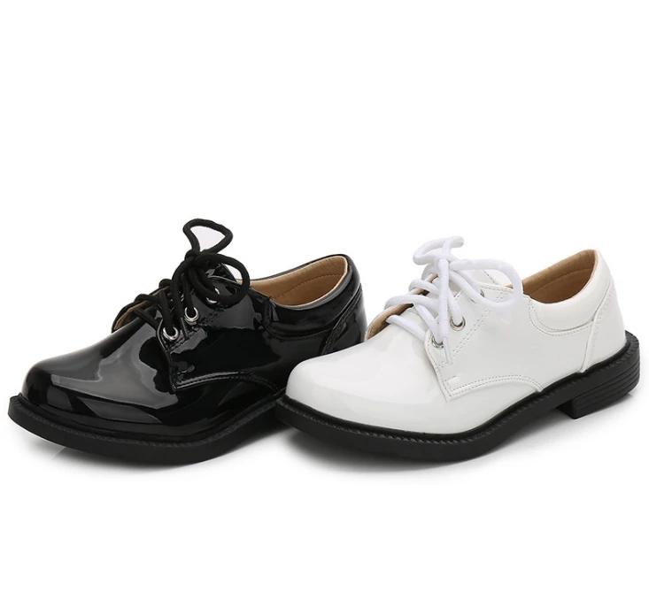 

MXHY2019 Весенняя новая стильная детская кожаная модная обувь из лакированной кожи обувь в британском стиле обувь в цветочек для школьников