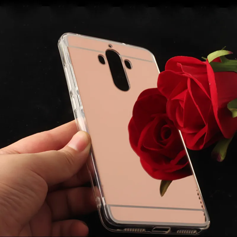 Ударопрочный зеркальный мягкий чехол для Huawei Nova 3i 3 2 Plus 2s P8 P9 P10 p20 Lite Honor Play 10 V10 V9 9
