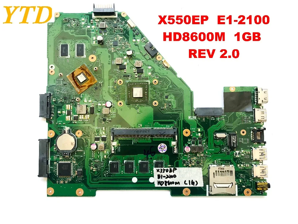 

Original for ASUS X550EP laptop motherboard X550EP E1-2100 HD8600M 1GB REV 2.0 tested good free shipping
