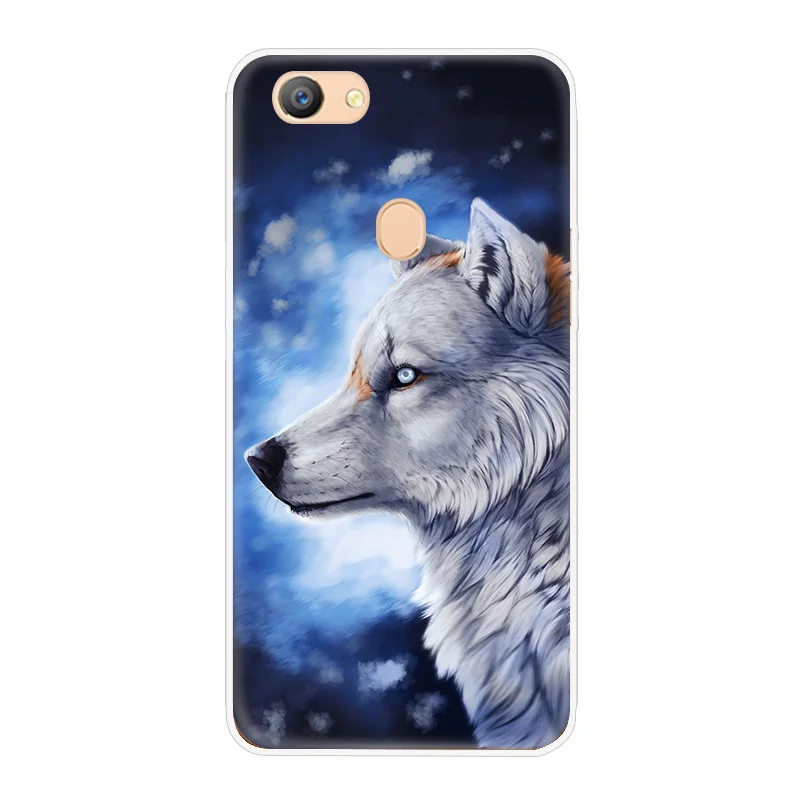 Чехол для телефона с изображением Черного Волка льва OPPO F5 F1S R11 plus R9S F1 F3 A77 A59 из ТПУ
