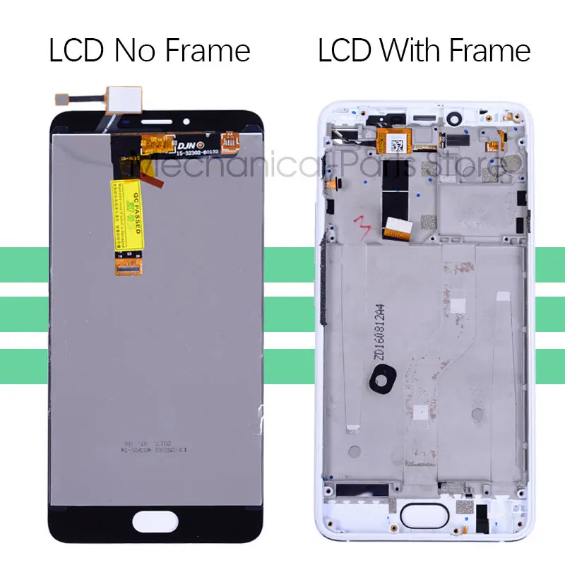 Дисплей для Meizu U20 LCD в сборе с тачскрином на рамке Оригинал 5.5'' черный