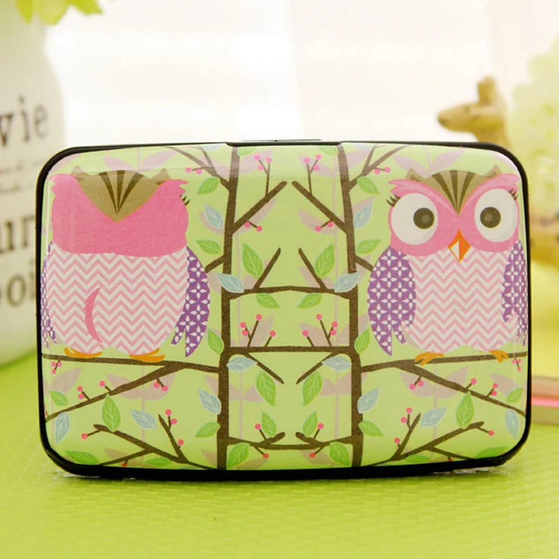 Милый мультяшный пластиковый чехол с отделением для кредитных карт милый модный