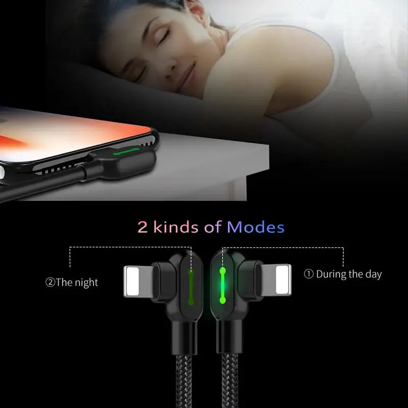 Usb-кабель Lightning Bolt для iPhone 8 7 6 5 6s plus кабель быстрой зарядки зарядный мобильного