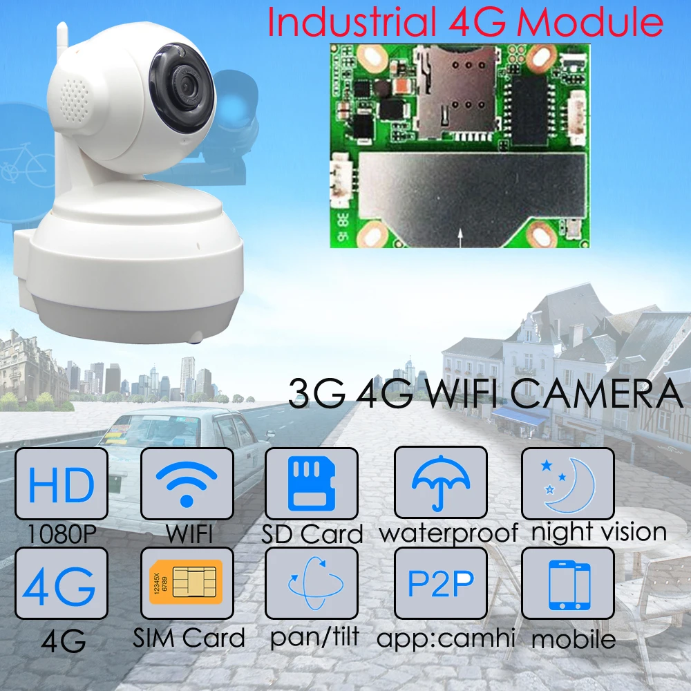 С Bettery 3g 4G SIM карта Мобильная IP камера HD 1080P 4G FDD LTE Netowrk по всему миру для дистанционного управления wifi камера