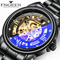 fngeen mens watch mens watches top brand luxury steel wristwatch sports male clock erkek saat relogio masculino reloj hombre