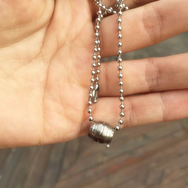 Набор модных титановых бусин 5 шт. брелок для повседневного использования