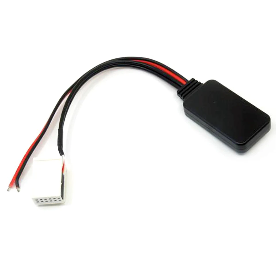 Biurlink 12Pin Wireless Audio Input Bluetooth Module Aux Cable Adapter For Audi A3 TT A4 S4 A6 A8 A8L 2007-2014 Six-disc CD